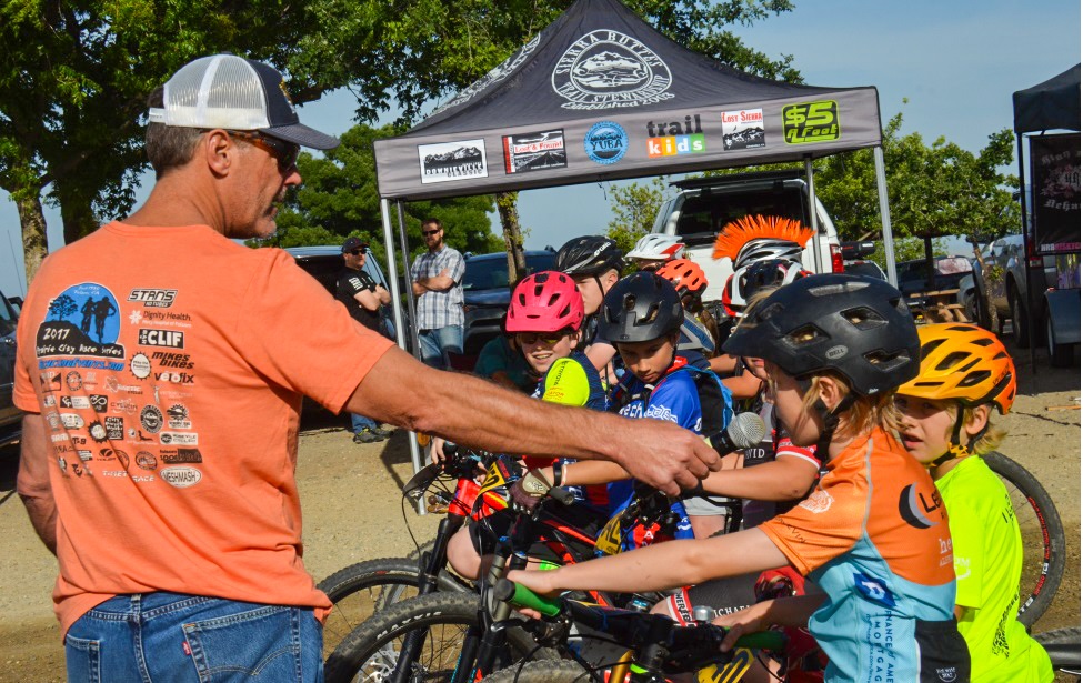 Start area for the Folsom Grom MTB Series